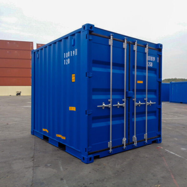 Contenedor marítimo de 10 pies con doble puerta – Casi nuevo
