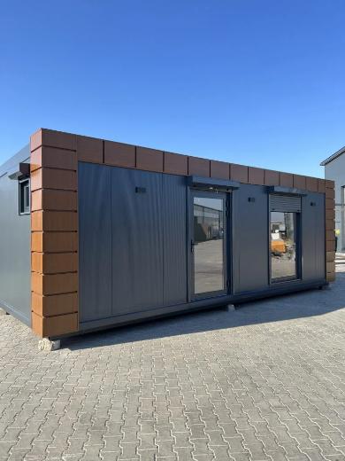 Oficina Modular de 800 x 300 cm con Ducha