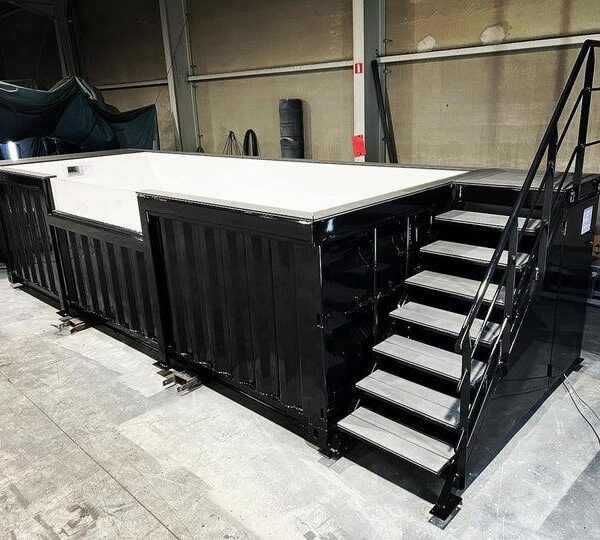 Piscina Contenedor Negra 6 m